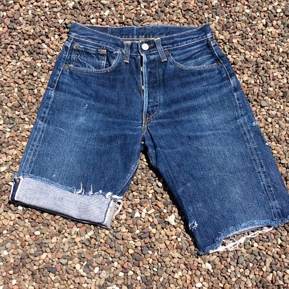 vintage levi cut off shorts